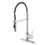 Continental Single-Handle 1-Hole Deck Mount Pre-Rinse Kitchen Faucet