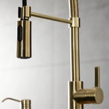 Continental Single-Handle 1-Hole Deck Mount Pre-Rinse Kitchen Faucet