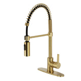 Continental Single-Handle 1-Hole Deck Mount Pre-Rinse Kitchen Faucet