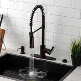 Continental Single-Handle 1-Hole Deck Mount Pre-Rinse Kitchen Faucet