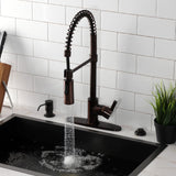 Continental Single-Handle 1-Hole Deck Mount Pre-Rinse Kitchen Faucet