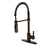 Continental Single-Handle 1-Hole Deck Mount Pre-Rinse Kitchen Faucet