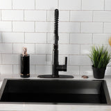 Continental Single-Handle 1-Hole Deck Mount Pre-Rinse Kitchen Faucet