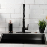 Continental Single-Handle 1-Hole Deck Mount Pre-Rinse Kitchen Faucet