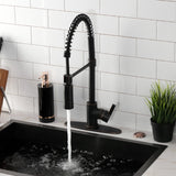 Continental Single-Handle 1-Hole Deck Mount Pre-Rinse Kitchen Faucet