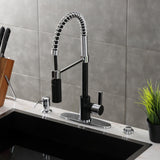 Continental Single-Handle 1-Hole Deck Mount Pre-Rinse Kitchen Faucet