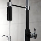 Continental Single-Handle 1-Hole Deck Mount Pre-Rinse Kitchen Faucet