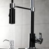 Continental Single-Handle 1-Hole Deck Mount Pre-Rinse Kitchen Faucet