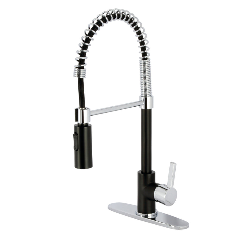 Continental Single-Handle 1-Hole Deck Mount Pre-Rinse Kitchen Faucet