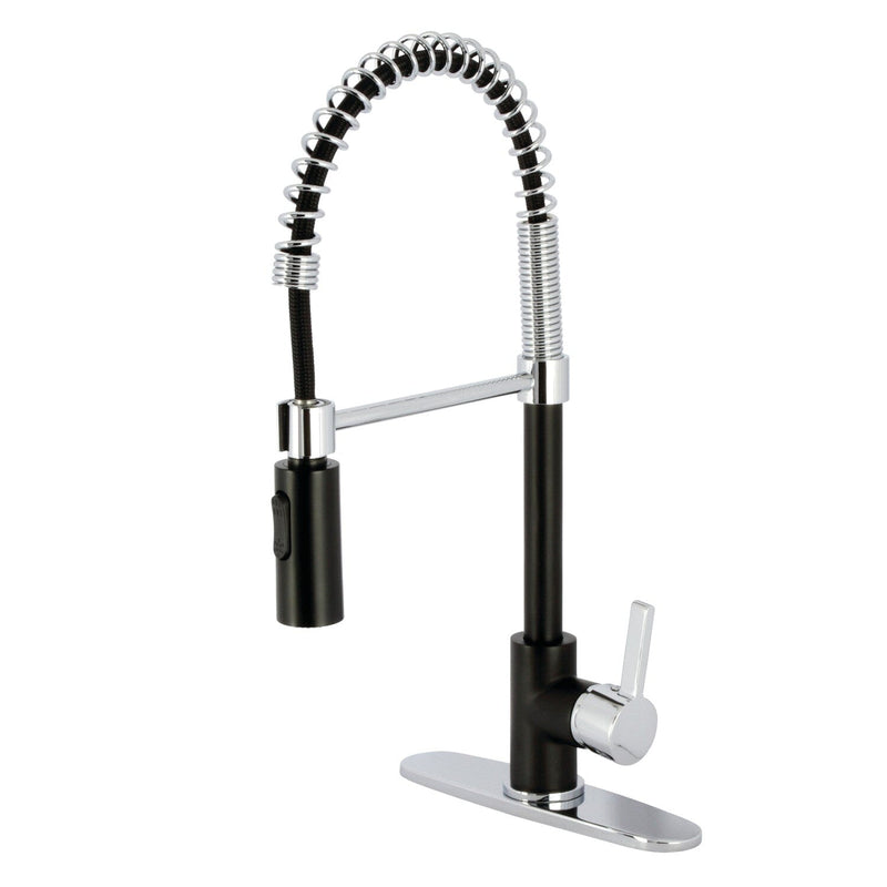 Continental Single-Handle 1-Hole Deck Mount Pre-Rinse Kitchen Faucet