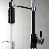 Kaiser Single-Handle 1-Hole Deck Mount Pre-Rinse Kitchen Faucet