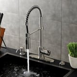 Continental Single-Handle 1-Hole Deck Mount Pre-Rinse Kitchen Faucet