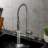 Continental Single-Handle 1-Hole Deck Mount Pre-Rinse Kitchen Faucet