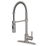 Continental Single-Handle 1-Hole Deck Mount Pre-Rinse Kitchen Faucet