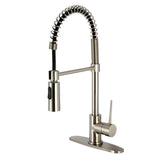 New York Single-Handle 1-Hole Deck Mount Pre-Rinse Kitchen Faucet