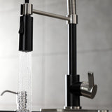 Continental Single-Handle 1-Hole Deck Mount Pre-Rinse Kitchen Faucet
