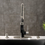 New York Single-Handle 1-Hole Deck Mount Pre-Rinse Kitchen Faucet