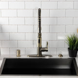 Continental Single-Handle 1-Hole Deck Mount Pre-Rinse Kitchen Faucet