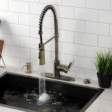 Continental Single-Handle 1-Hole Deck Mount Pre-Rinse Kitchen Faucet