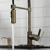 Continental Single-Handle 1-Hole Deck Mount Pre-Rinse Kitchen Faucet