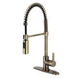 Continental Single-Handle 1-Hole Deck Mount Pre-Rinse Kitchen Faucet