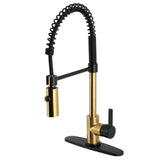 Continental Single-Handle 1-Hole Deck Mount Pre-Rinse Kitchen Faucet