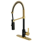 Continental Single-Handle 1-Hole Deck Mount Pre-Rinse Kitchen Faucet