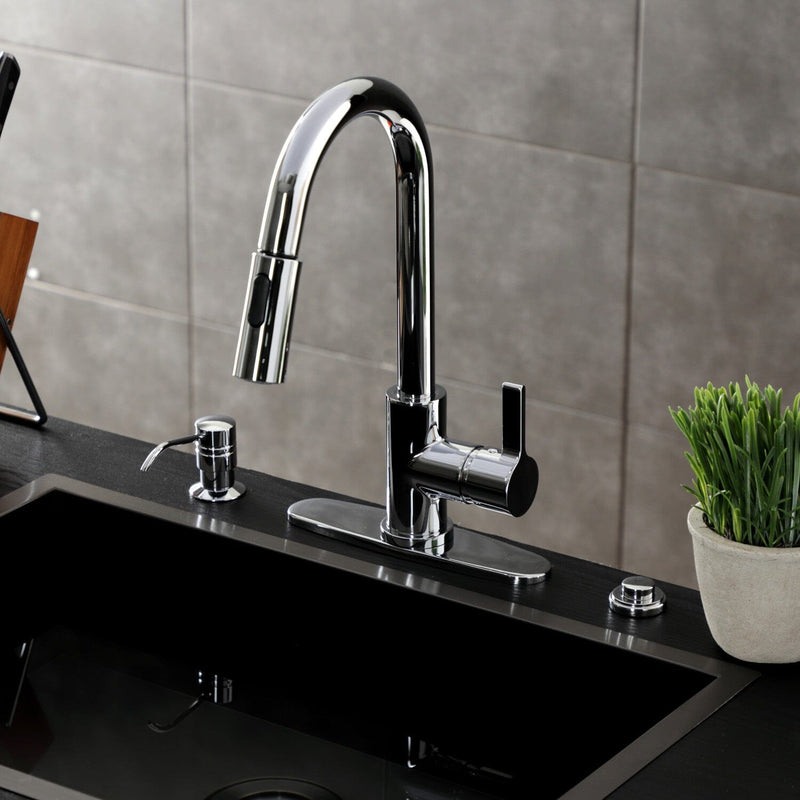 Continental Single-Handle Pull-Down Kitchen Faucet