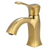 Amabile One-Handle 1-Hole Bathroom Faucet with Push Pop-Up Drain