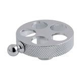 Wendell Brass Industrial Style Knurled Wheel Handle