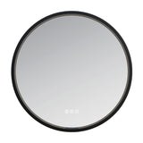 Aurora 36-Inch Round LED Bathroom Mirror, Front and Back Light, Dimmable Touch Sensor Lighted Mirror
