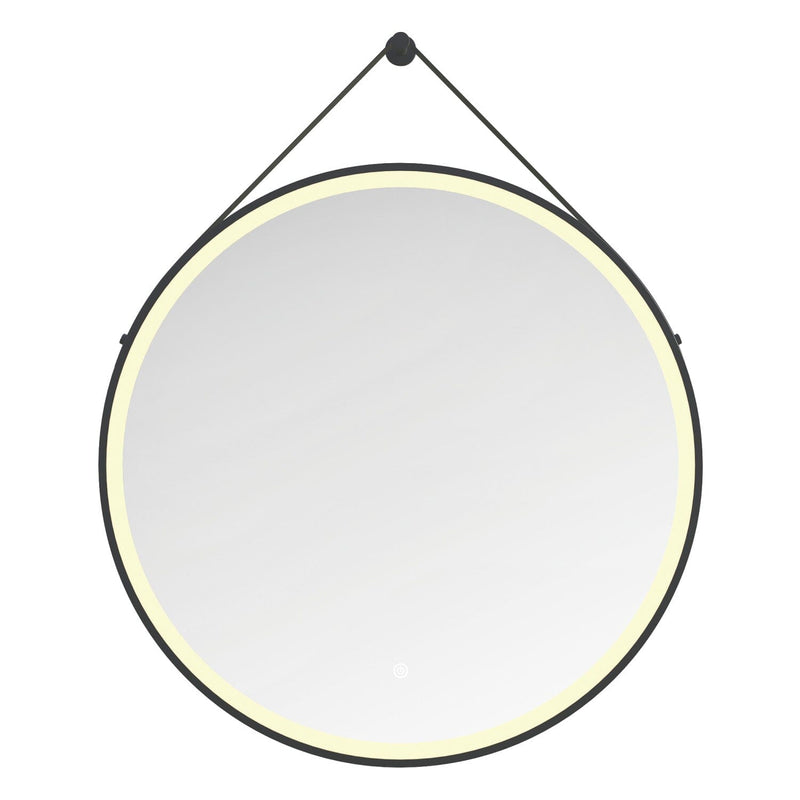 Aurora 40-Inch Round LED Bathroom Mirror, Front Light, Anti-Fog, Dimmable Touch Sensor Lighted Mirror