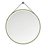 Aurora 40-Inch Round LED Bathroom Mirror, Front Light, Anti-Fog, Dimmable Touch Sensor Lighted Mirror
