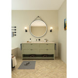 Aurora 40-Inch Round LED Bathroom Mirror, Front Light, Anti-Fog, Dimmable Touch Sensor Lighted Mirror