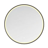 Aurora 32-Inch Round LED Bathroom Mirror, Front Light, Anti-Fog, Dimmable Touch Sensor Lighted Mirror