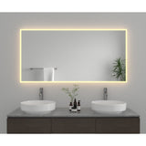 Aurora 30-Inch x 72-Inch LED Bathroom Mirror, Front and Back Light, Anti-Fog, Dimmable Touch Sensor Lighted Mirror