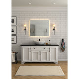 Aurora 30-Inch x 60-Inch LED Bathroom Mirror, Back Light, Anti-Fog, Dimmable Touch Sensor Lighted Mirror