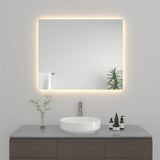 Aurora 30-Inch x 60-Inch LED Bathroom Mirror, Back Light, Anti-Fog, Dimmable Touch Sensor Lighted Mirror