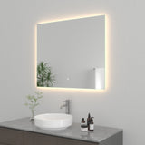 Aurora 30-Inch x 60-Inch LED Bathroom Mirror, Back Light, Anti-Fog, Dimmable Touch Sensor Lighted Mirror