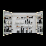 Astra 36-Inch x 36-Inch LED Bathroom Mirror Medicine Cabinet, Anti-Fog, Dimmable Touch Sensor Lighted Mirror