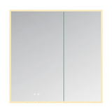 Astra 36-Inch x 36-Inch LED Bathroom Mirror Medicine Cabinet, Anti-Fog, Dimmable Touch Sensor Lighted Mirror
