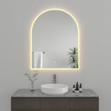 Aurora 30-Inch x 60-Inch Arched LED Bathroom Mirror, Front and Back Light, Anti-Fog, Dimmable Touch Sensor Lighted Mirror