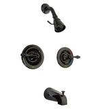 Water Onyx Double-Handle Pressure Balanced Tub and Shower Faucet