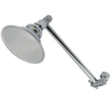 Victorian 4-7/8-Inch Round Raindrop Brass Shower Head with 10-Inch Adjustable Shower Arm