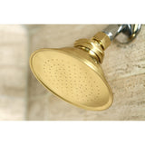 Victorian 4-3/4-Inch Round Raindrop Brass Shower Head