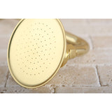 Victorian 4-3/4-Inch Round Raindrop Brass Shower Head
