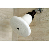Victorian 5-1/8-Inch Round Raindrop Ceramic Shower Head