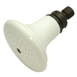 Victorian 5-1/8-Inch Round Raindrop Ceramic Shower Head