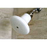 Victorian 5-1/8-Inch Round Raindrop Ceramic Shower Head