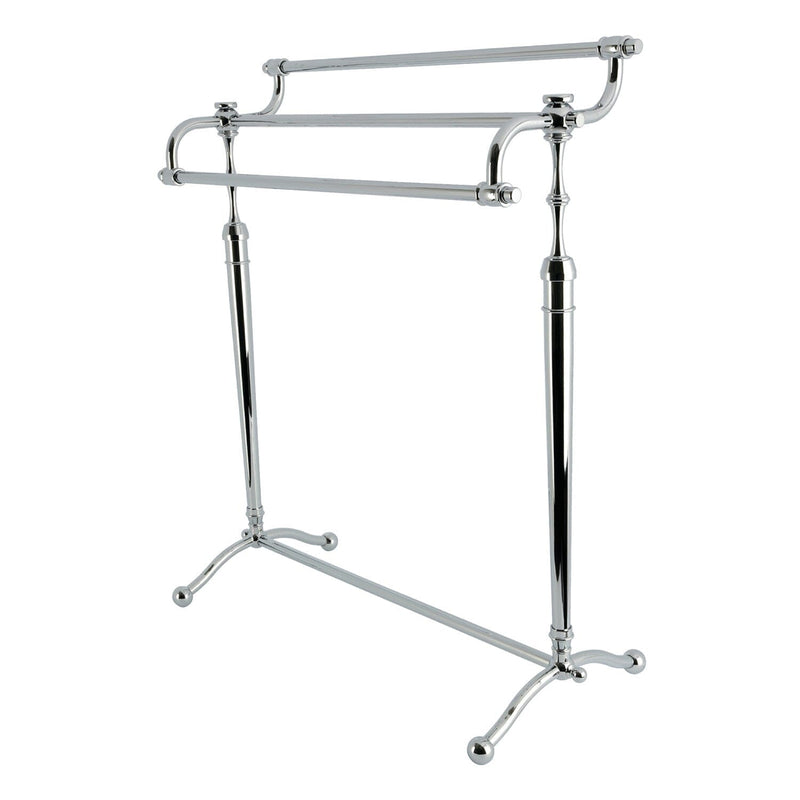 Warwick 28-Inch Freestanding Pedestal 3-Tier Towel Rack